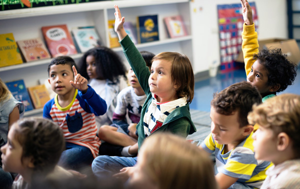Students in a classroom